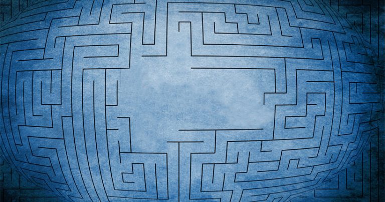 Graphic of a maze