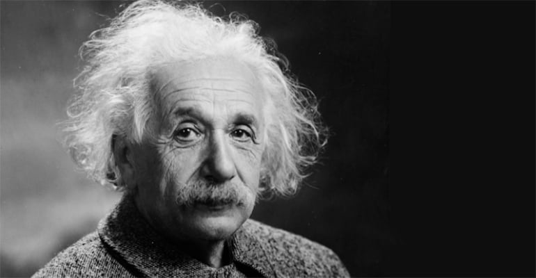 Einstein as an older man