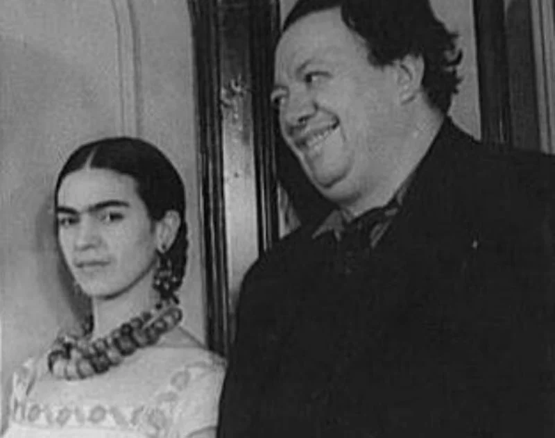 Frida and her husband Diego