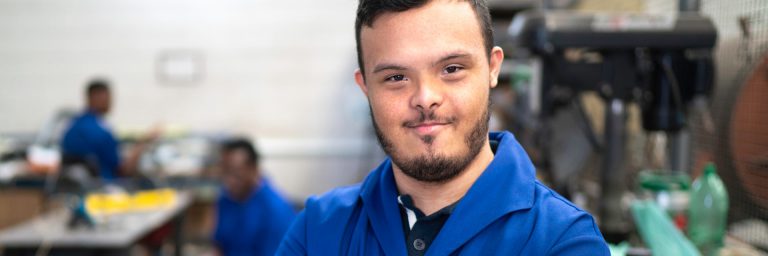 Supported Employee with a disability in the workplace
