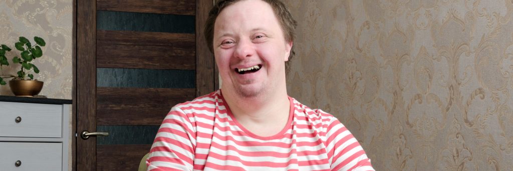 Man with a disability in a Specialist Disability Accommodation Service